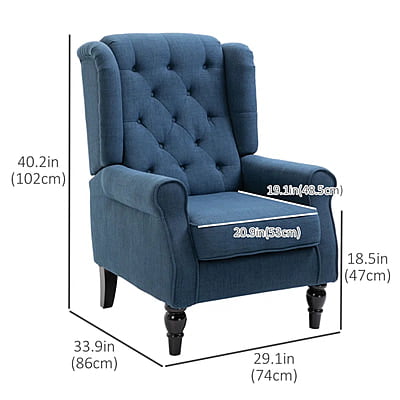 Vikinterio Morrisa Wingback Chair