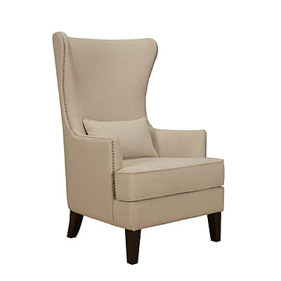 Vikinterio High back Upholstered Wingback Chair