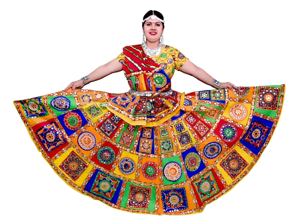 Women Garba Lehenga Choli Dress Women Garba Lehenga Choli Dress