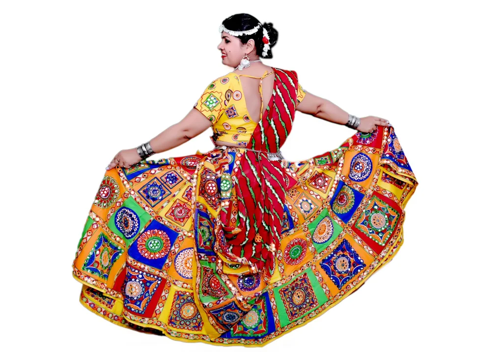 Women Garba Lehenga Choli Dress Women Garba Lehenga Choli Dress