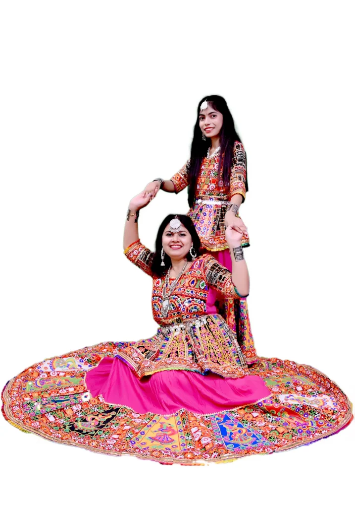 Garba Dance Lehenga Choli Dress for Mother and Daughter Garba Dance Lehenga Choli Dress for Mother and Daughter