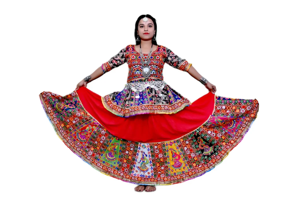 Garba Dance Lehenga Koti Style Costume