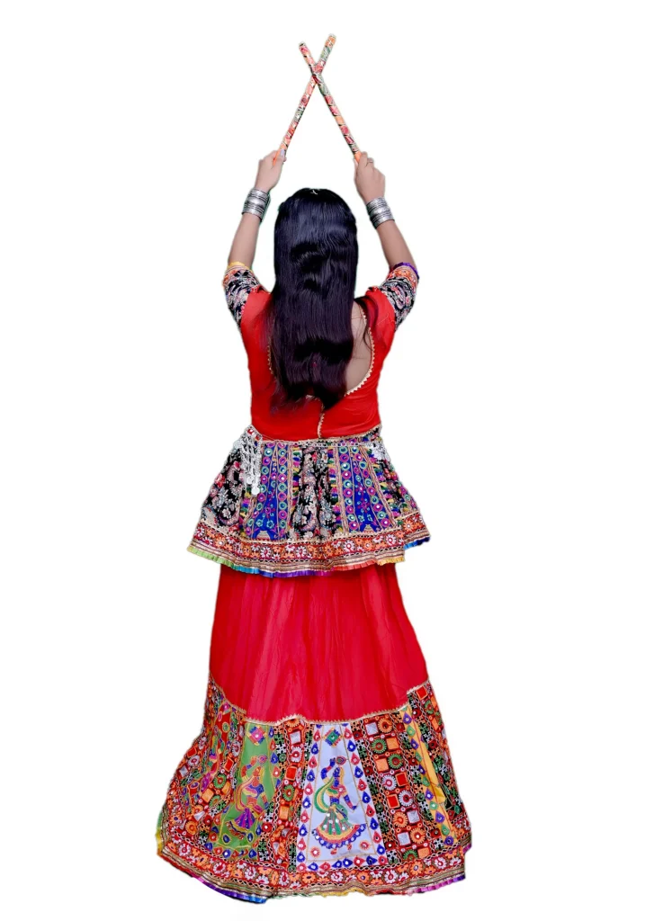 Garba Dance Lehenga Koti Style Costume