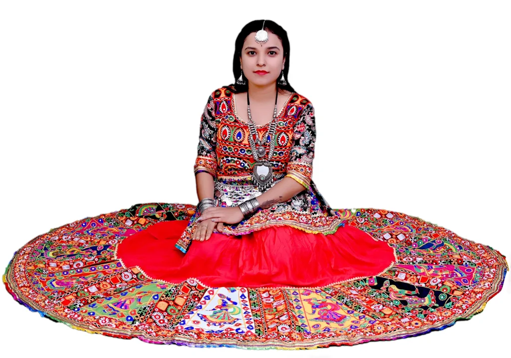 Garba Dance Lehenga Koti Style Costume