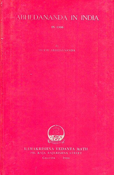 Abhedananda In India