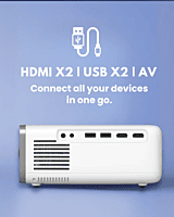 Multimedia Projector VP-611 Full HD 1920×1080, 8400 Lumens, 12000:1 Contrast, Wireless Miracast, HDMI x2, USB x2, AV Input, LED Lamp 50,000 Hours, Inbuilt Speaker Multimedia Projector VP-611 Full HD 1920×1080, 8400 Lumens, 12000:1 Contrast, Wireless Miracast, HDMI x2, USB x2, AV Input, LED Lamp 50,000 Hours, Inbuilt Speaker