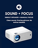 Multimedia Projector VP-611 Full HD 1920×1080, 8400 Lumens, 12000:1 Contrast, Wireless Miracast, HDMI x2, USB x2, AV Input, LED Lamp 50,000 Hours, Inbuilt Speaker Multimedia Projector VP-611 Full HD 1920×1080, 8400 Lumens, 12000:1 Contrast, Wireless Miracast, HDMI x2, USB x2, AV Input, LED Lamp 50,000 Hours, Inbuilt Speaker