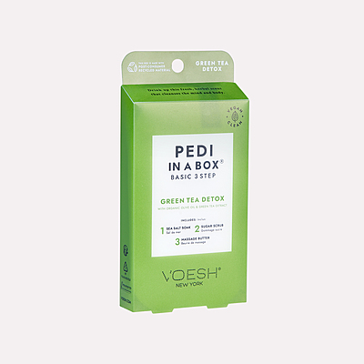 Pedi in a Box Basic 3 Step - Green tea Detox Pedi in a Box Basic 3 Step - Green tea Detox