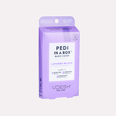 Pedi in a Box Basic 3 Step - Lavender Relieve Pedi in a Box Basic 3 Step - Lavender Relieve