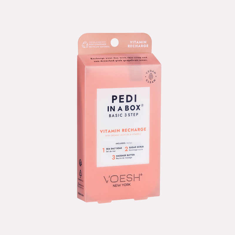 Pedi in a Box Basic 3 Step - Vitamin Recharge Pedi in a Box Basic 3 Step - Vitamin Recharge
