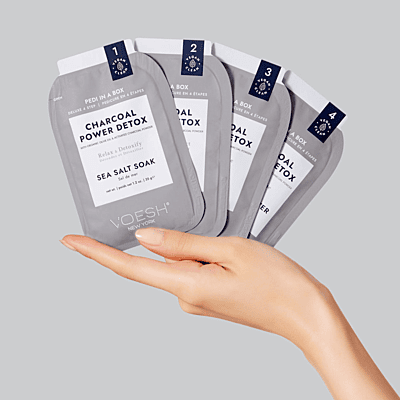 Pedi in a Box Deluxe 4 Step - Charcoal Power Detox Pedi in a Box Deluxe 4 Step - Charcoal Power Detox