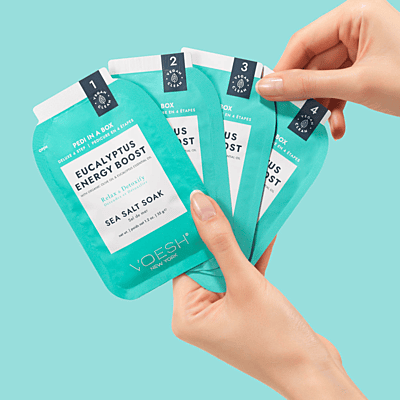 Pedi in a Box Deluxe 4 Step - Eucalyptus Energy Boost Pedi in a Box Deluxe 4 Step - Eucalyptus Energy Boost