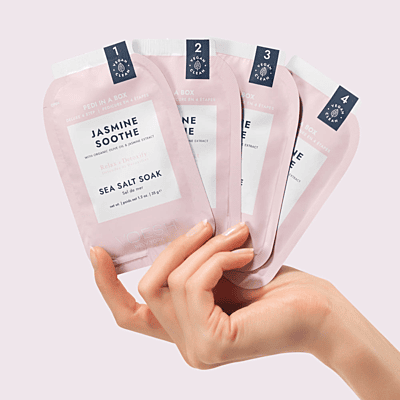 Pedi in a Box Deluxe 4 Step - Jasmine Soothe Pedi in a Box Deluxe 4 Step - Jasmine Soothe