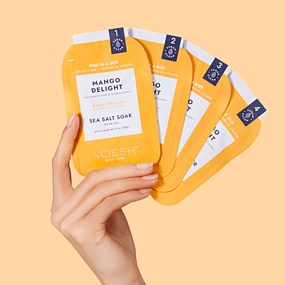 Pedi in a Box Deluxe 4 Step - Mango Delight Pedi in a Box Deluxe 4 Step - Mango Delight