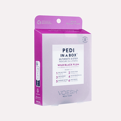 Pedi in a Box Ultimate 6 Step - Wild Black Plum Pedi in a Box Ultimate 6 Step - Wild Black Plum