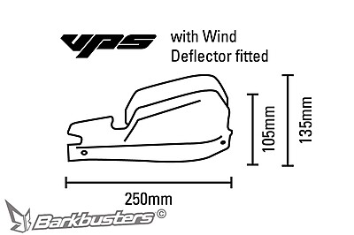 Barkbusters VPS Plastic Guards Only (VPS-203) Barkbusters VPS Plastic Guards Only (VPS-203)