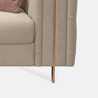 Tufted Split-Back Tuxedo Arm Chesterfield Sofa for Living Room