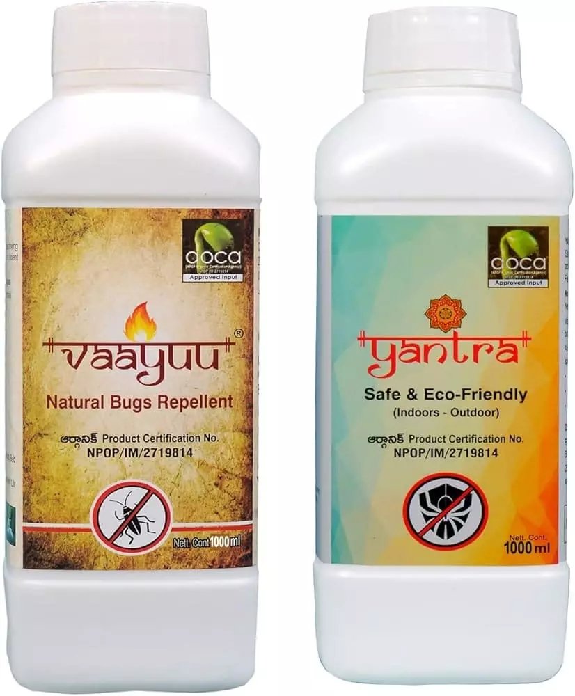 Pest Special Vaayu Yantra Safe & Eco-Friendly Indoor/Outdoor Pest & Insect Control - 1L + 1L