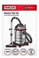 Vacuum Cleaners Inalsa E 0042 42 00 WD Master Vac Dry