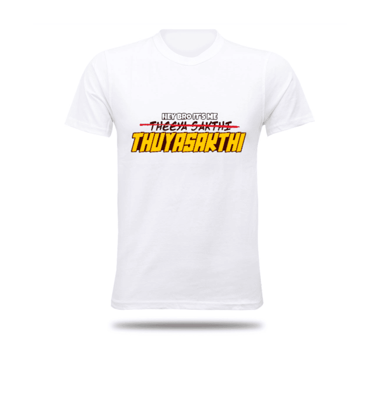 Hey Bro Its Me Thyusakthi - TVK T-shirts