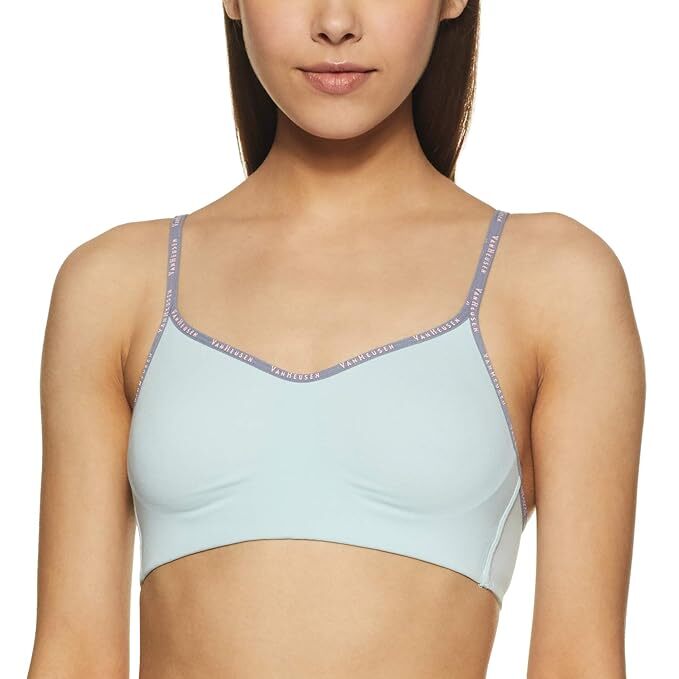 Van Heusen Wireless Non Padded Beginners Cami Bra - Full Coverage, Seamless Cups, Adjustable Strap