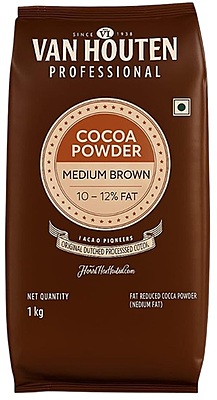 Van Houten VHP Cocoa Powder Medium Brown 10/12 1KG