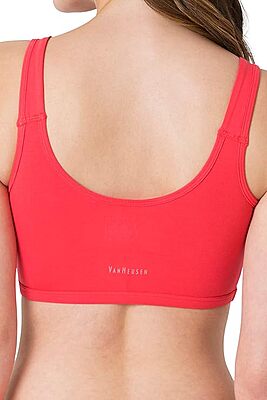 Van Heusen Women's Cotton Non-Padded Wireless Bra - Anti Slip Strap