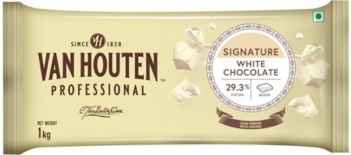 VHP White Chocolate Couverture 29.3% Slab - 1 Kg