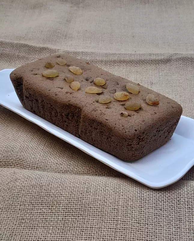 Millet Vanilla Raisin Cake | with Jaggery | Gluten Free