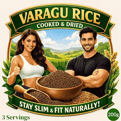 Varagu Rice Cooked and Dried - 200g