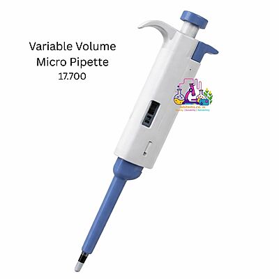 Variable Volume Micropipette - Fully Autoclavable Digital Micropipette
