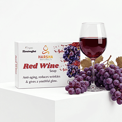 Harsha Natural - Red wine Soap