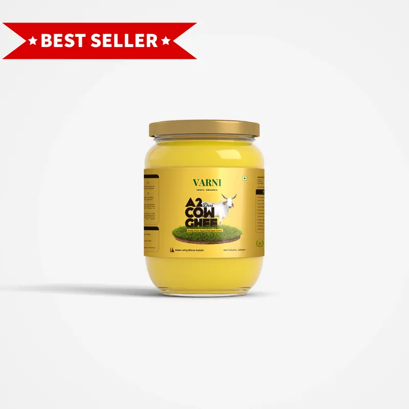 Varni A2 Desi Cow Ghee 500ml Bottle