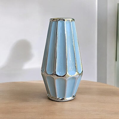 Greyish blue with Silver Strips Greyish blue with Silver Strips