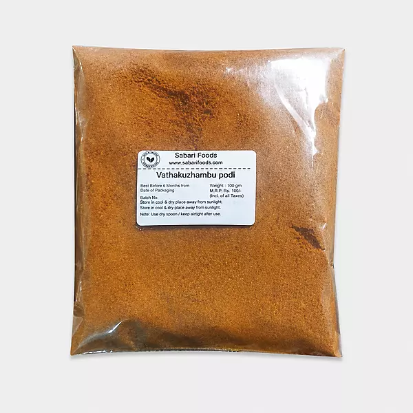 Vathakuzhambu podi