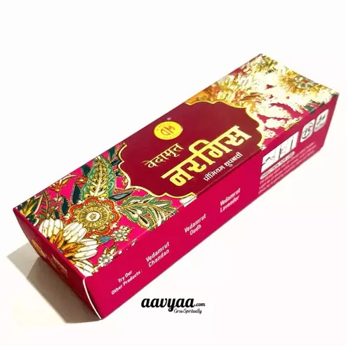 Om Brand VEDAMRUT NARGIS Premium Dhoop Sticks 50g