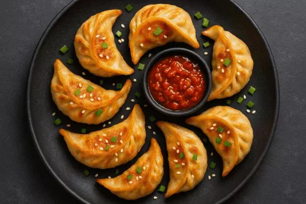 Frzn Veg Schezwan Momos 500g - AF