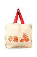Eco friendly cotton vegetable bag reusable grocery shopping bag
