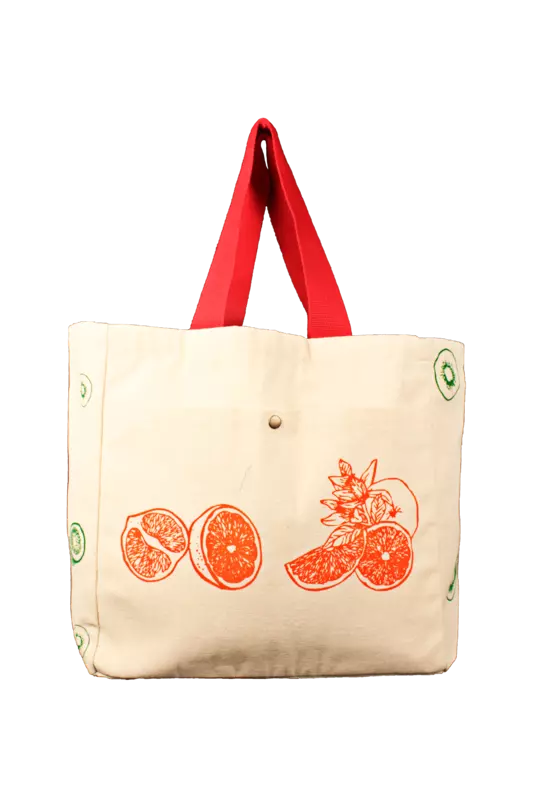Eco friendly cotton vegetable bag reusable grocery shopping bag
