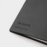Vel Write-Notebook Black Regular Size