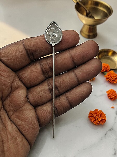 Pocket Size Vel | Pure silver 4inch size