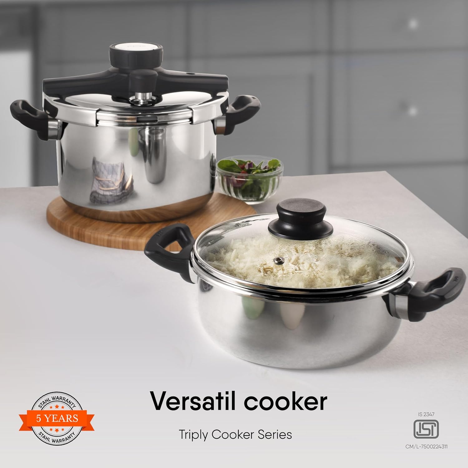 Stahl Xpress Triply Pressure Cooker