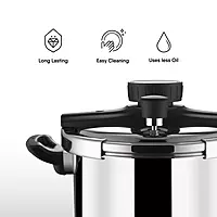 Stahl Versatil Triply Stainless Steel Pressure Cooker