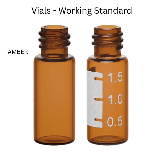 Vials - Working Standard - AMBER