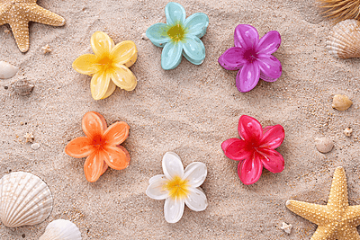 Flower clip-Medium Size(Pack of 6)