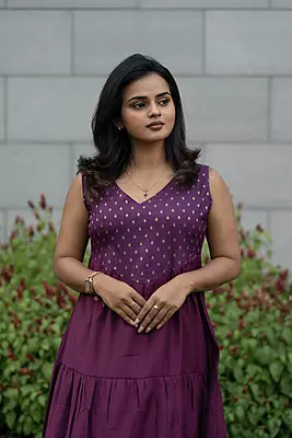 Women Tiered Ethnic Dress