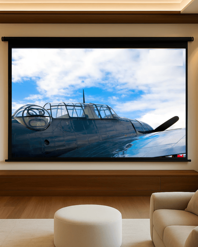 Projector Screen Motorized 16:9 with Auto USB Trigger – Elite Ultra HD 4K Matte White , Retractable, High-Definition for Home Theaters, Offices & Classrooms Projector Screen Motorized 16:9 with Auto USB Trigger – Elite Ultra HD 4K Matte White , Retractable, High-Definition for Home Theaters, Offices & Classrooms