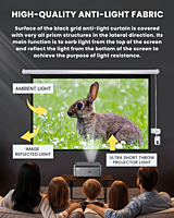 Projector Screen Motorized 16:9 with Auto USB Trigger – Elite Ultra HD 4K Matte White , Retractable, High-Definition for Home Theaters, Offices & Classrooms Projector Screen Motorized 16:9 with Auto USB Trigger – Elite Ultra HD 4K Matte White , Retractable, High-Definition for Home Theaters, Offices & Classrooms