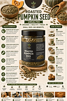 Roasted Pumpkin Seed Unsalted | Healthyx Zone