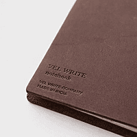 Vel Write-Notebook Brown Regular Size